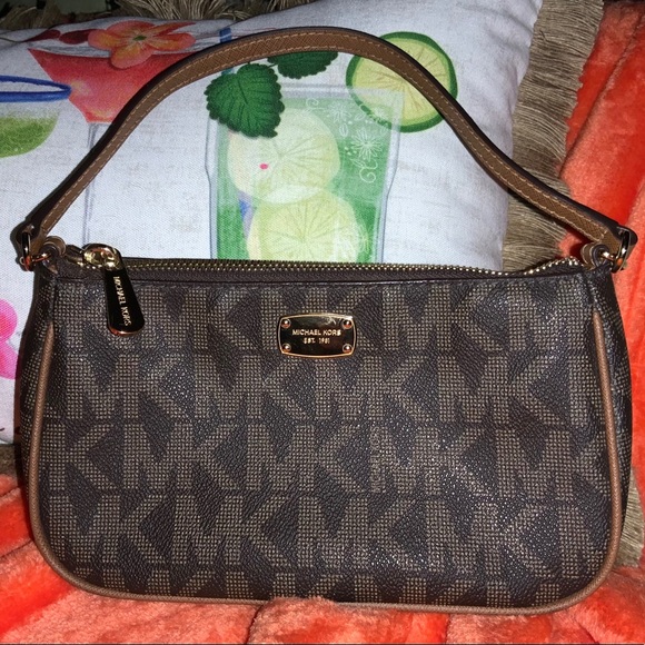Michael Kors Handbags - Michael Kors Mini Brown Signature